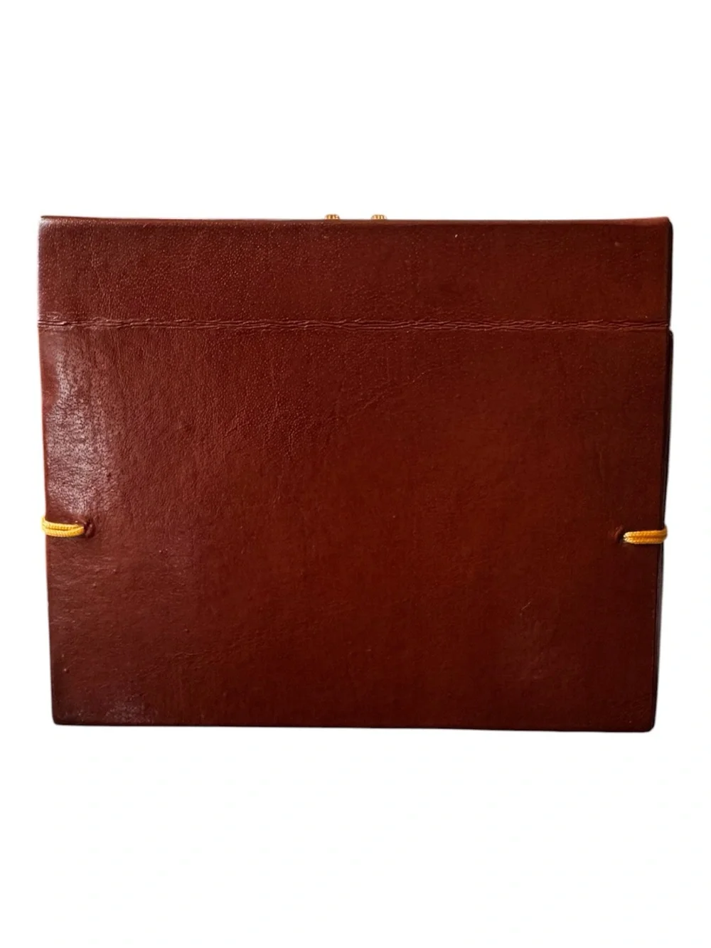 WOLF Designs Leather Travel Jewelry Box & Photo Frame Case